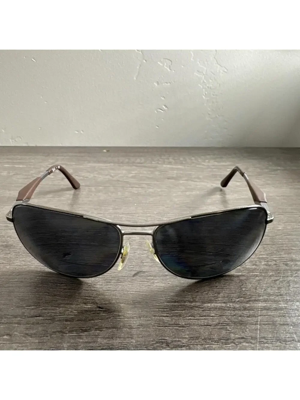 Ray Ban Sunglasses Men Silver Brown Pilot FRAMES ONLY RAM5880 RC006 62-15